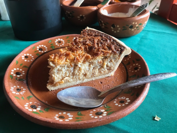 Coconut pie El Tuito Mexico